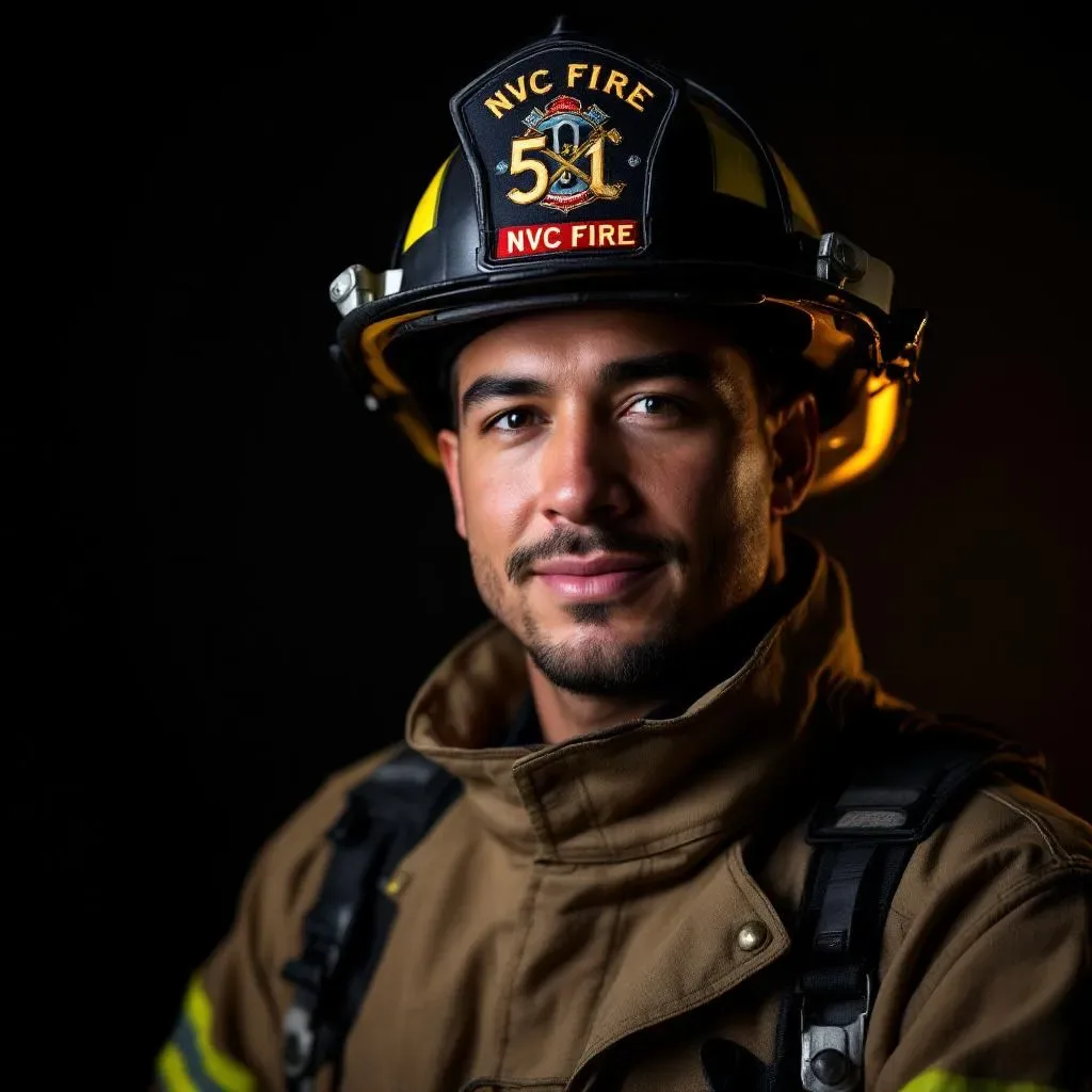 Firefighter Tomas Guerrero